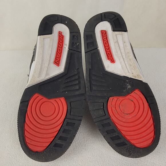 Jordan 3 retro Moto black hyper jade Size 1Y - Picture 6 of 8